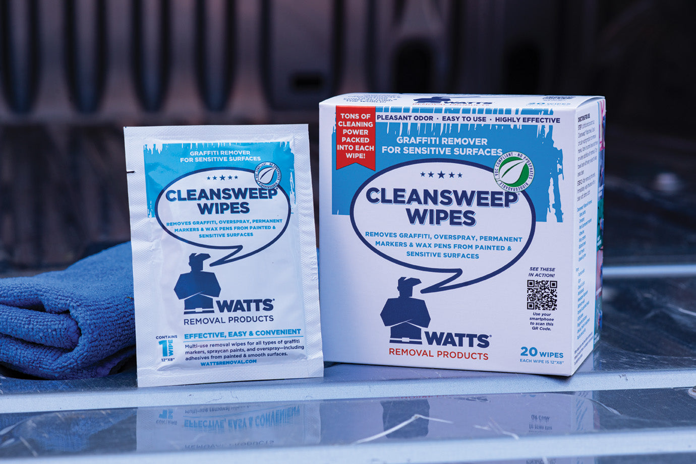 Clean Sweep Rippers Cleansweep® Wipes – Watts Removal Products